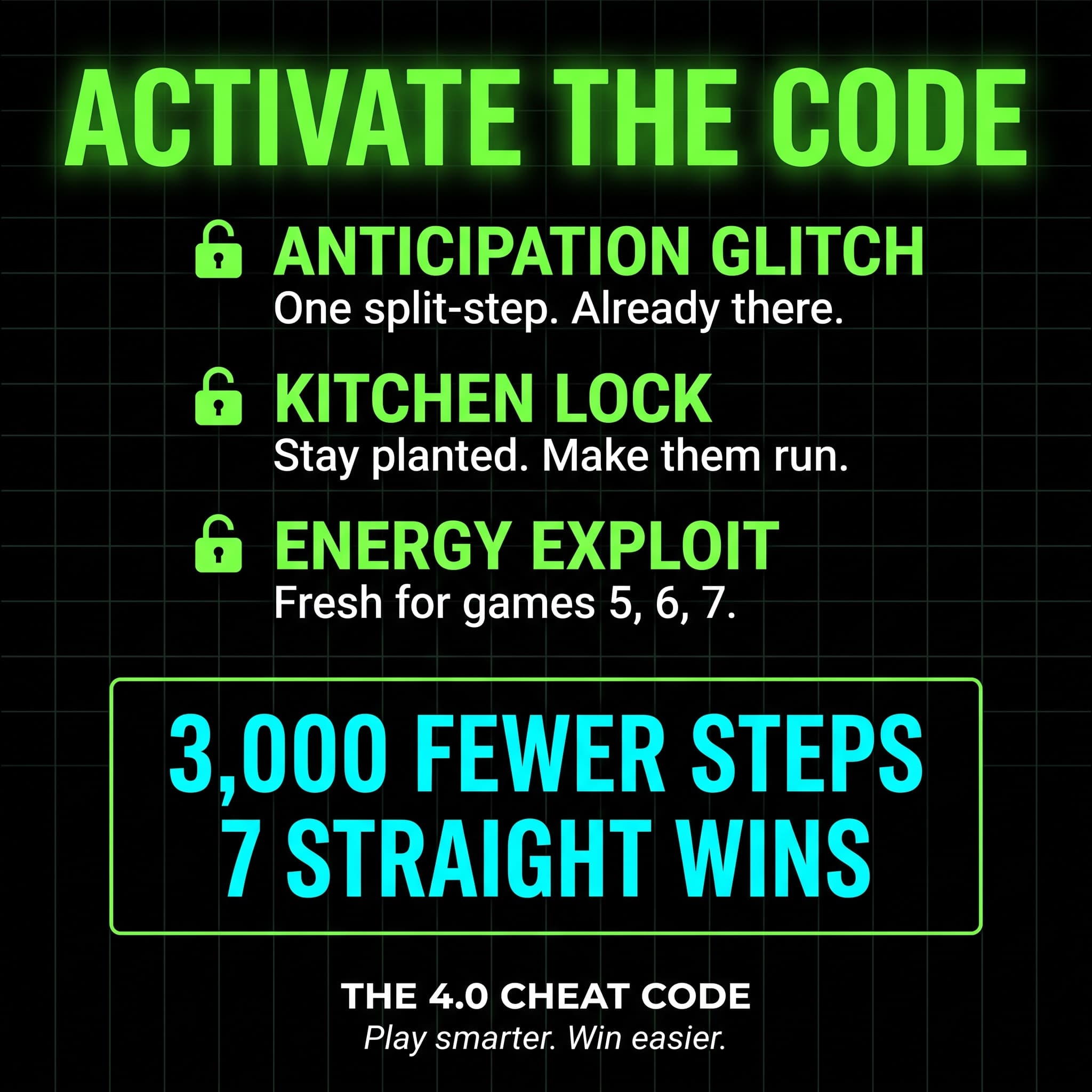 Cheat Code Summary