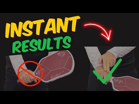 How a slight change to your grip can make a huge difference in how you play