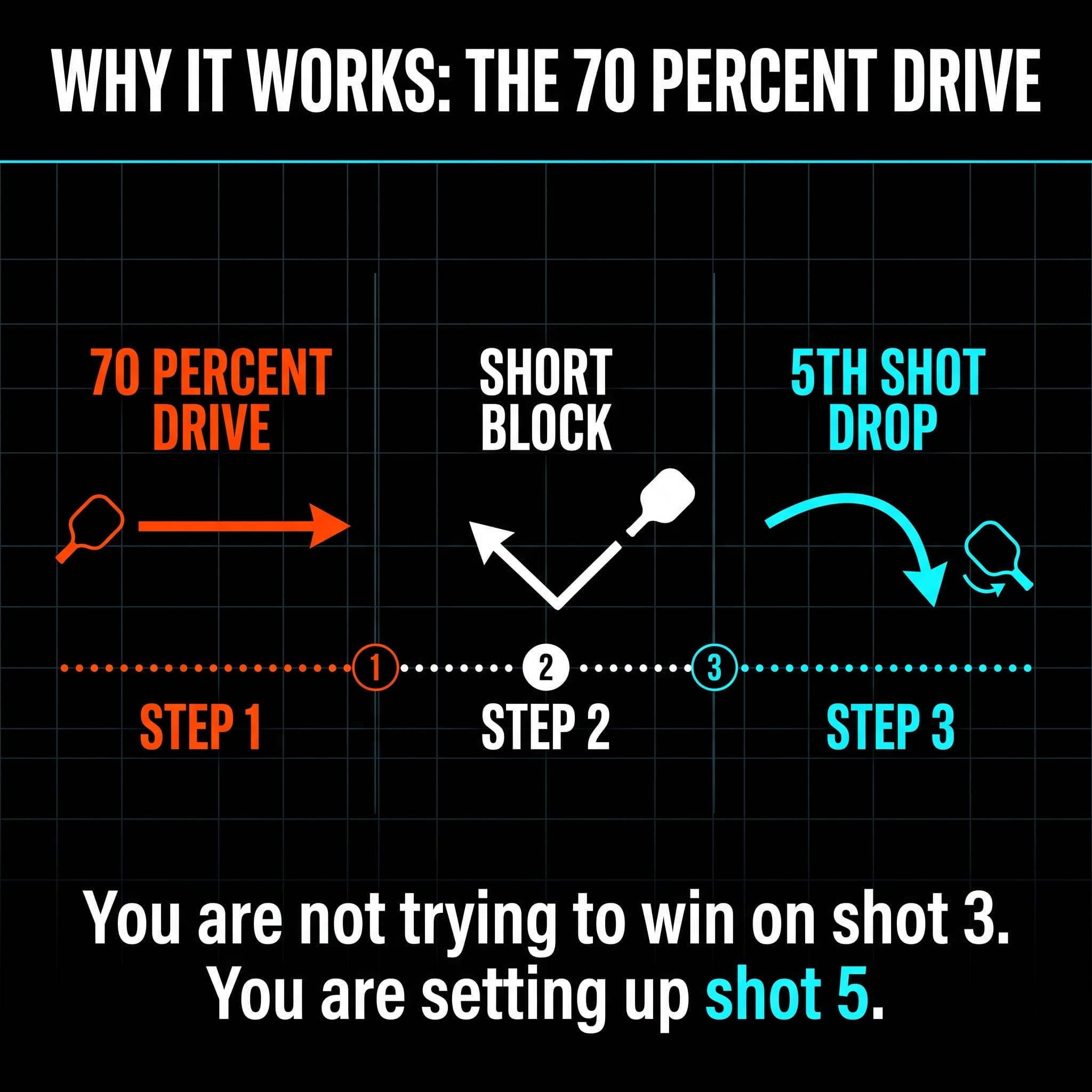 Pinned deep near the baseline - drop it to neutralize and buy time